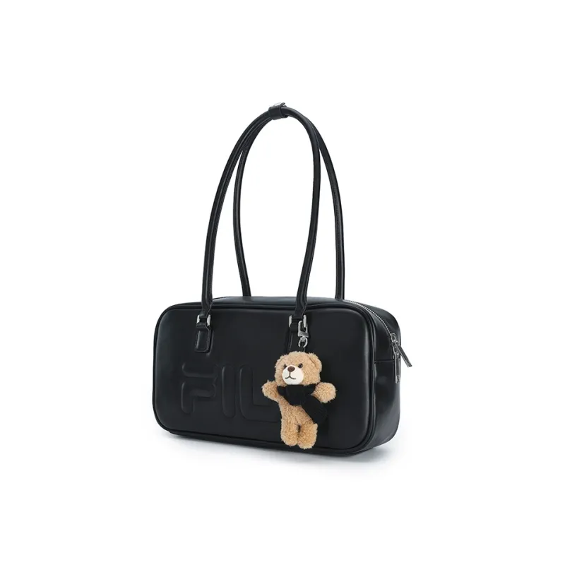 FILA ORIGINALE PU Shoulder Bag Women's Jet Black-1