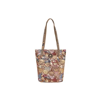 DANNYBEARJEANS Fabric Tote Bag, Shopping Bag, Shoulder Bag Women's Milan Bear
