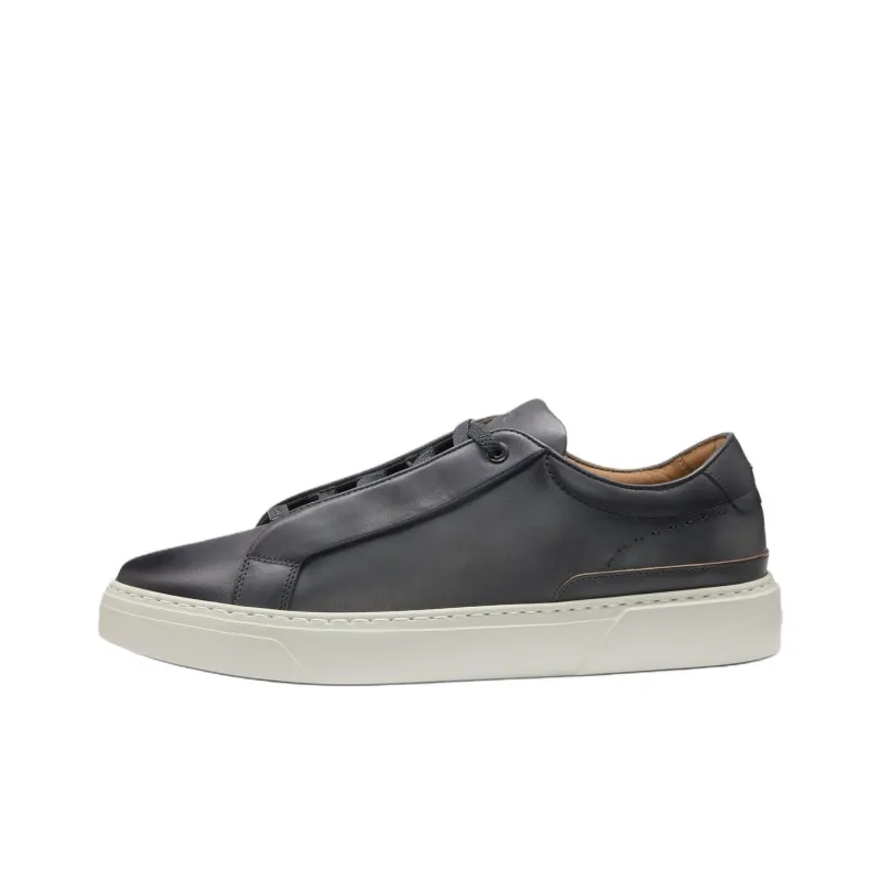 HUGO BOSS Gary Low Top Skateboard Shoes Men's Dark Gray-0