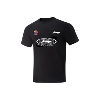 LiNing Basketball Collection CBA Collection T Shirt Unisex Black