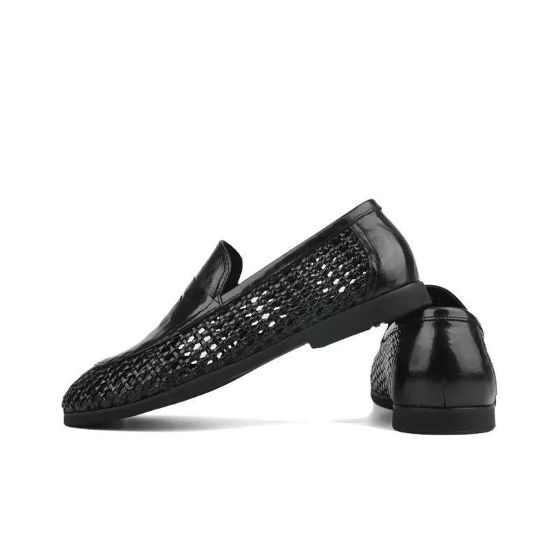 New Korea Casual Shoes Men's Black-3