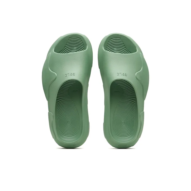 EQLZ EQUALIZER Slip Resistant Abrasion Resistant Cushioning Slide Slippers Unisex Seaweed Green-3