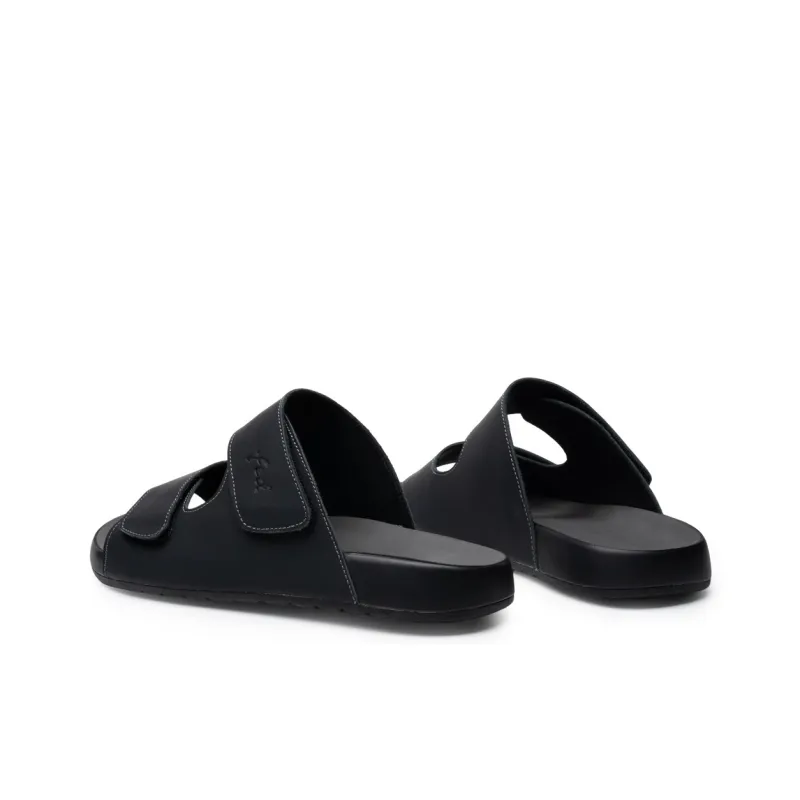 FED Slide Slippers Men Black/Khaki-3