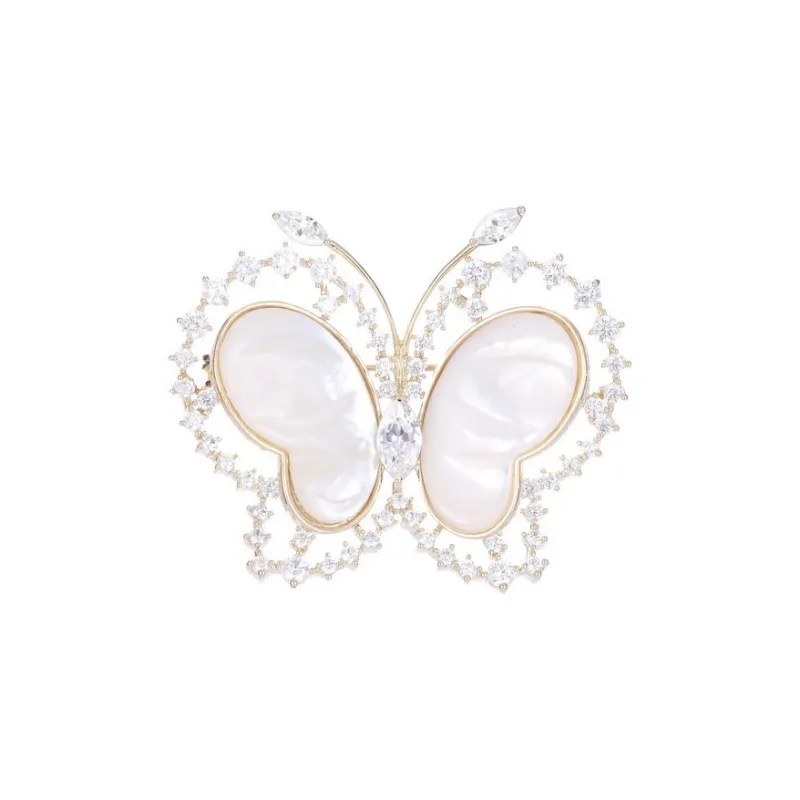 Lockstarfy Mother Of Pearl Brooches Women's-7
