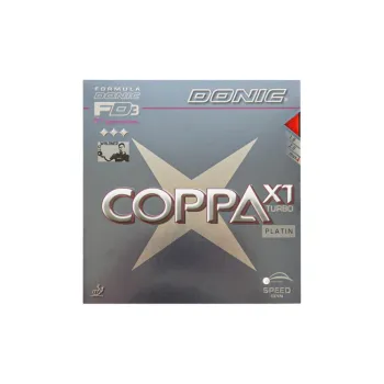 DONIC Coolba X1 Platinum Table Tennis Rubbers Inverted Rubber Fast Attack Combined With Loop Compatibility MAX Red