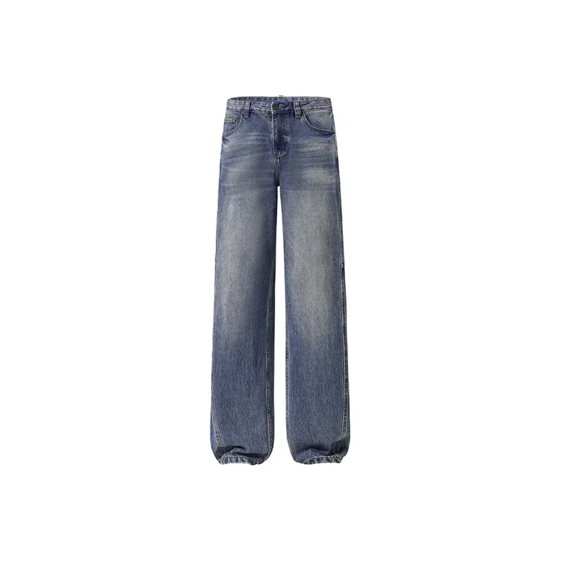 A.B.X Jeans Unisex Blue Brown-0