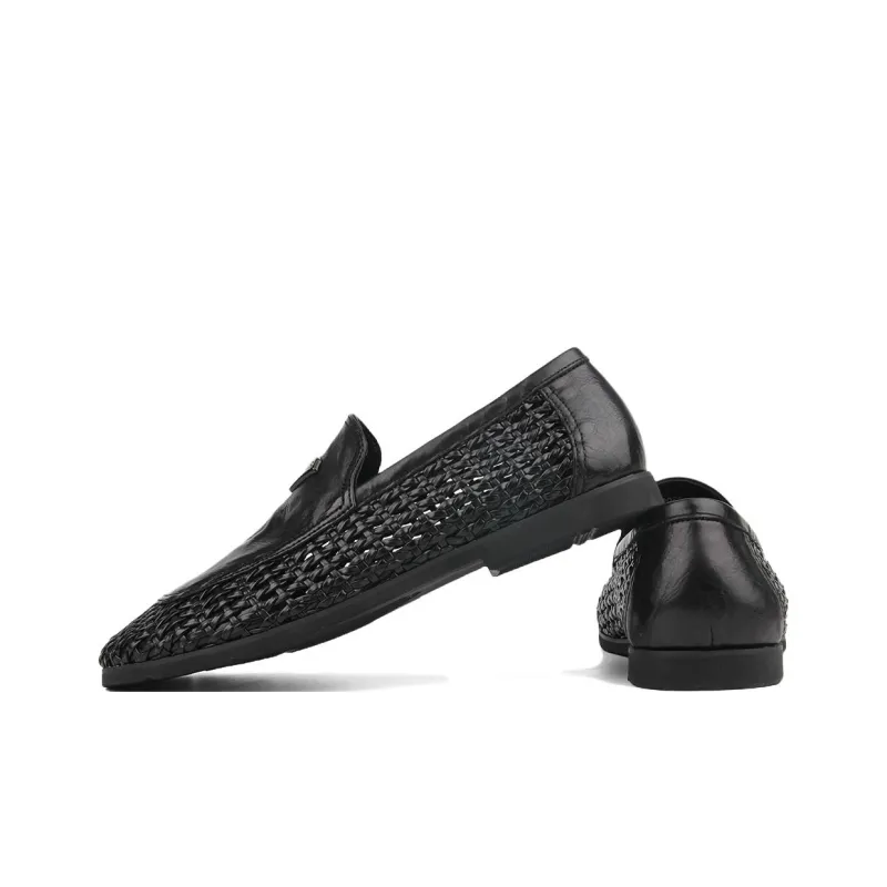 New Korea Casual Shoes Men's Black-2