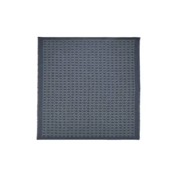 FERRAGAMO Cotton Knit Scarves Men's Gray