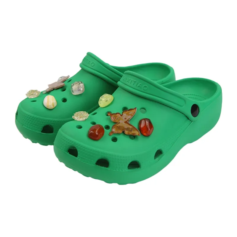 Thin Strips Slippers Men's And Women's Brown-16