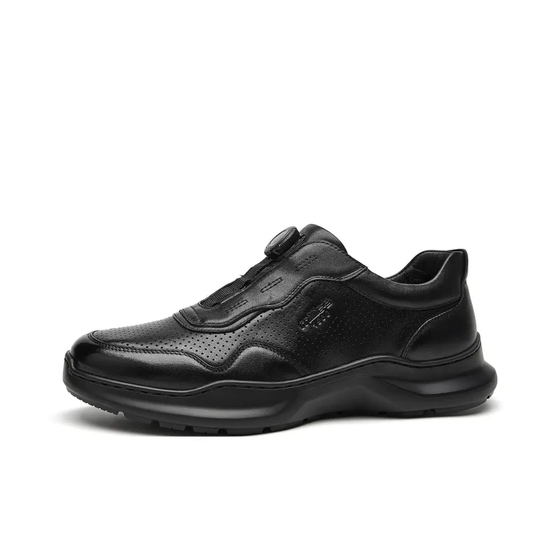 MILLIE'S Abrasion Resistant, Lightweight, And Breathable Low Top Casual Shoes Men's Black-1