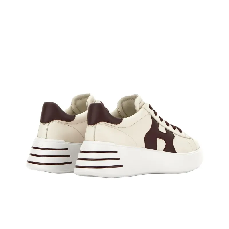 HOGAN Rebel Low Top Casual Shoes Women's Ivory-3