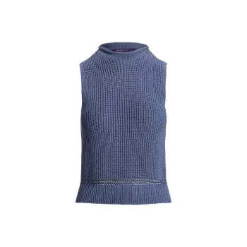Ralph Lauren Collection Ribbed knit Top