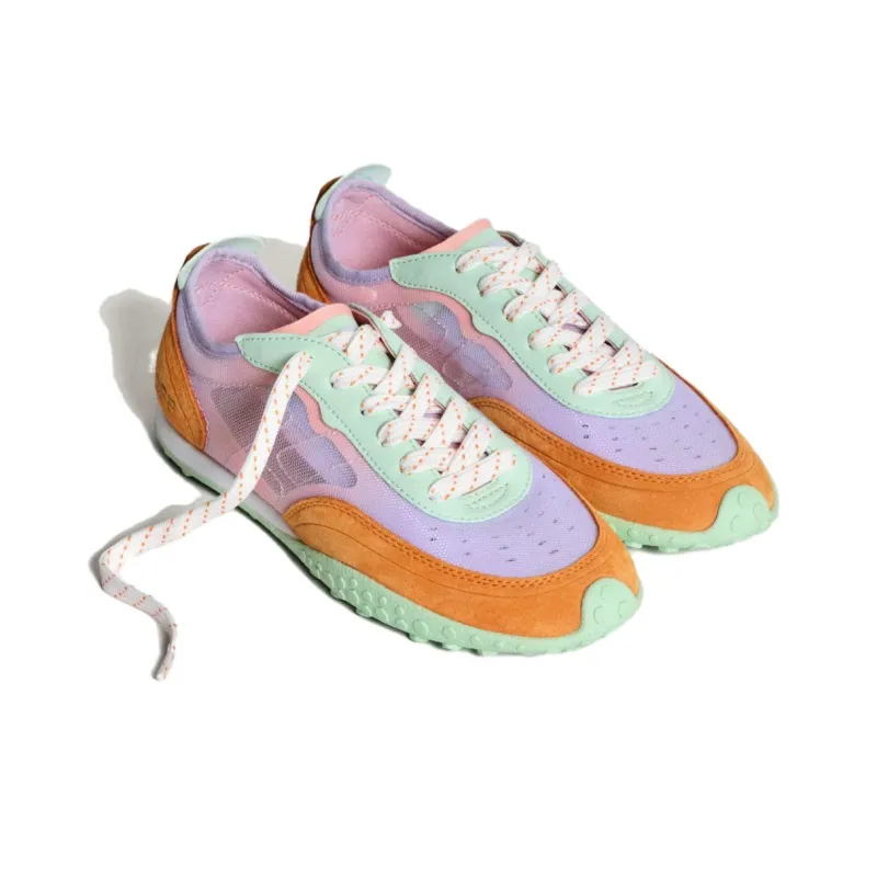 HOFF Anti Slip Wear Resistant Low Top Casual Shoes Women's Orange Blue-2