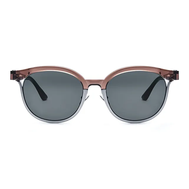 THE OWNER Plate Frame Round Sunglasses Unisex-13