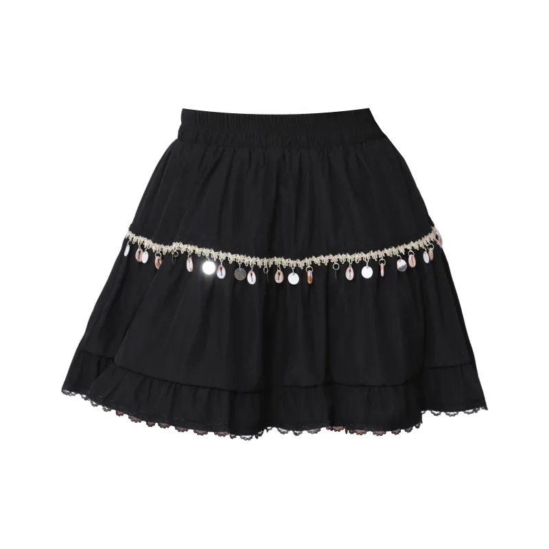 Ning Cai Yuer Casual Short Skirts Women's-6