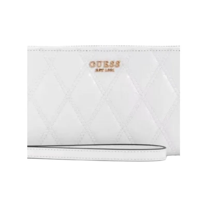 GUESS Artificial Leather Wallet Tubas Women's White-3