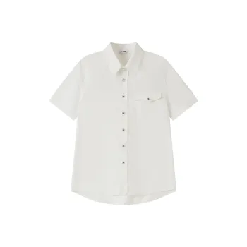 WULISHAONIAN Shirts Unisex White