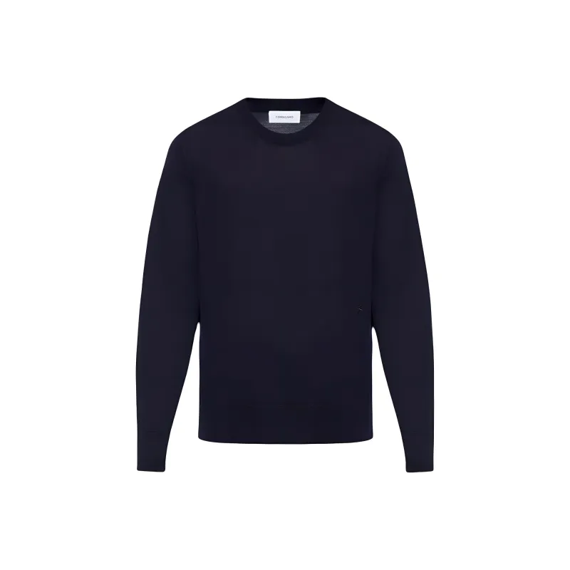 Ferragamo Logo Embroidered Crewneck Jumper-0