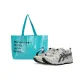 Gray White+Shopping Bag