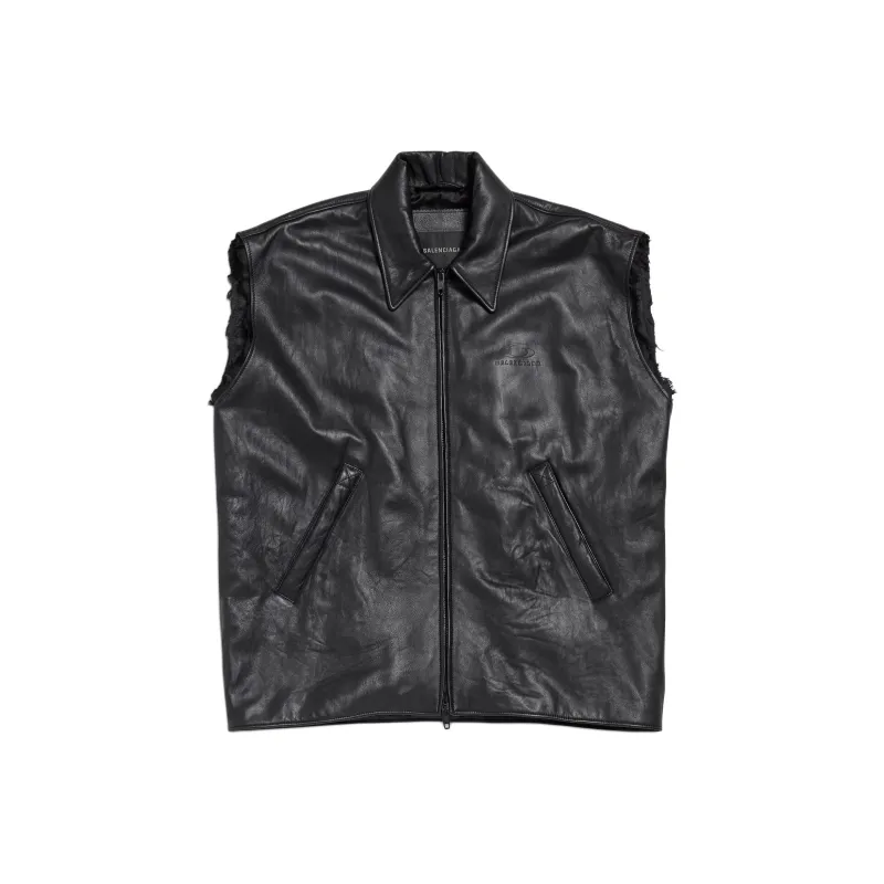 Balenciaga Vest Regular Fit Men's Black-0
