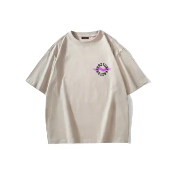 TONYKRZ T Shirts Unisex Light Beige Apricot