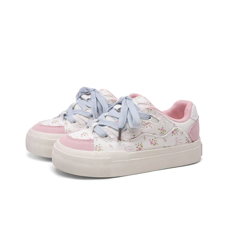 Cob Abrasion Resistant Lightweight Slip Resistant Low Top Skateboard Shoes Women's-6