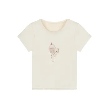 YGPRW T Shirts Women's Apricot
