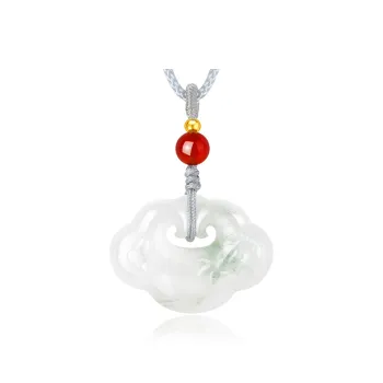 Lao Feng Xiang Natural Tianshan Jade Necklaces Women's