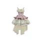 Pink Dress with Skirt Train