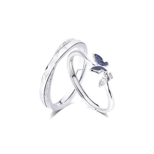 KUMET Sterling Silver Rings Unisex