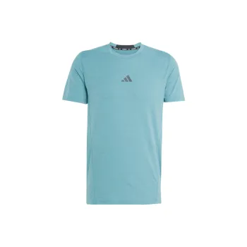 Adidas D4TAEROREADY SS25 T Shirt Men's Soft Blue Green