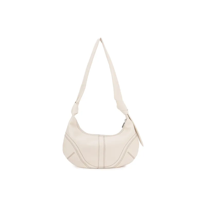 VENOF Cow Leather Crossbody Underarm Crescent Moon Dumpling Shoulder Bag Medium Size Women's Multicolor-9