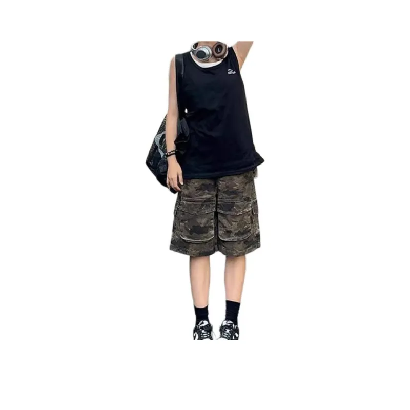 CORNILOT Cargo Shorts Unisex Camouflage-0