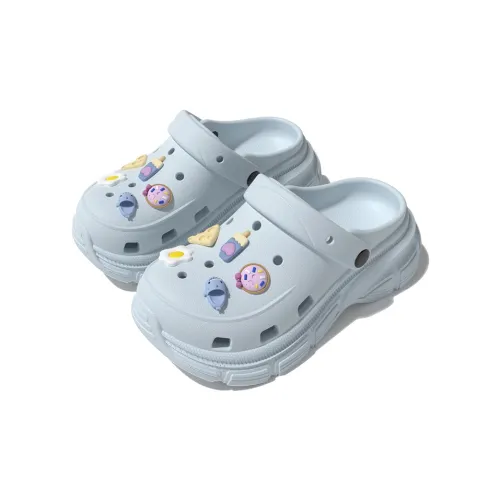 LATE TIME Women's Summer Eva Platform Height Increasing, Anti Collision Closed Toe Slippers