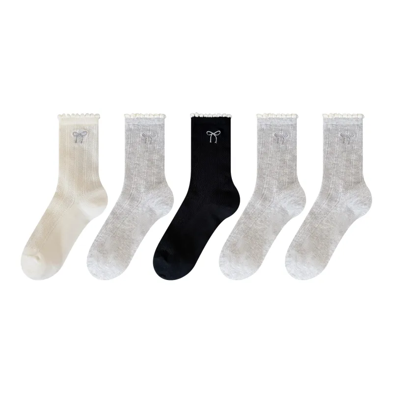 XXLLG Mid Calf Socks Women's Combo Set-9