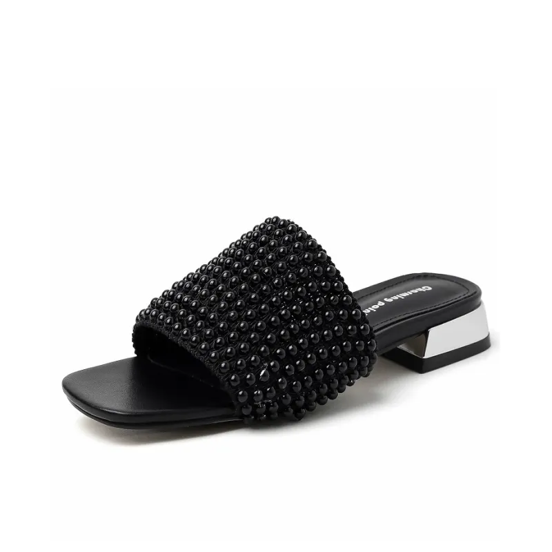 Rongcheng Shoe King TPR Sole Slip Resistant Odor Resistant Abrasion Resistant Slide Slippers Women's-4