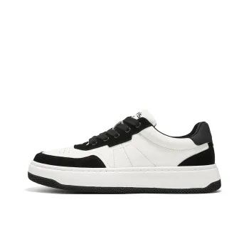 MILLIE'S Low Top Skateboard Shoes Men's White Black
