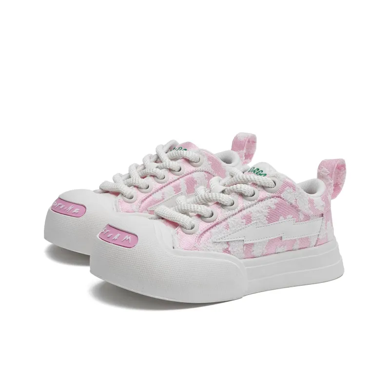 1xact Cover Skateboard Shoes Unisex Low Top White-13