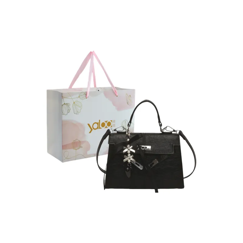 Yalu PU Shoulder Bag, Crossbody Bag, Handbag Unisex White/Black/Purple/Khaki/Blue/Pink-6