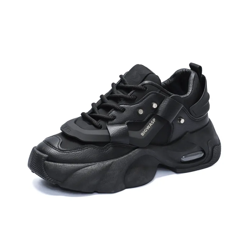 BIGWASP Cushioning, Wear Resistant Low Top Chunky Sneakers Men's-3