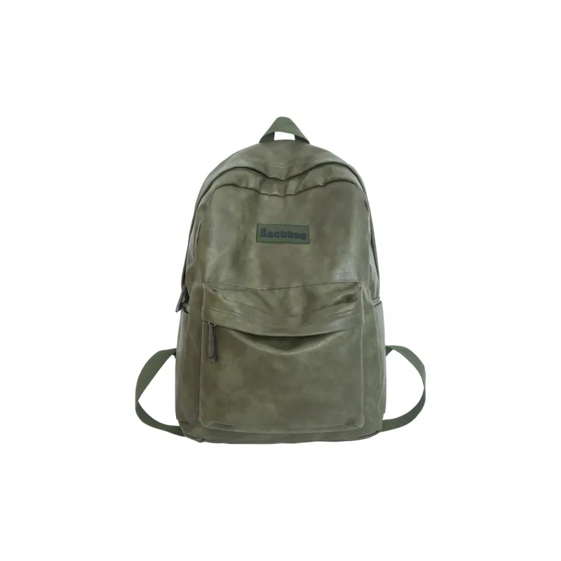 Vack Pu Backpack Unisex White/Grey/Black/Pink/Army Green/Royal Blue-17