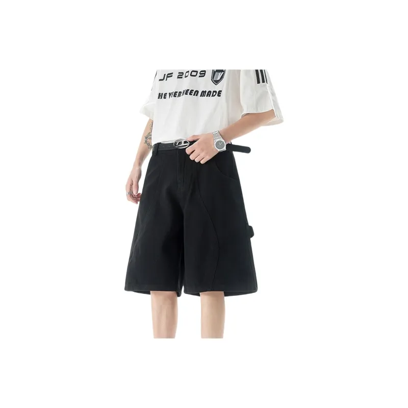 Fakeyoung Denim Shorts Unisex-4