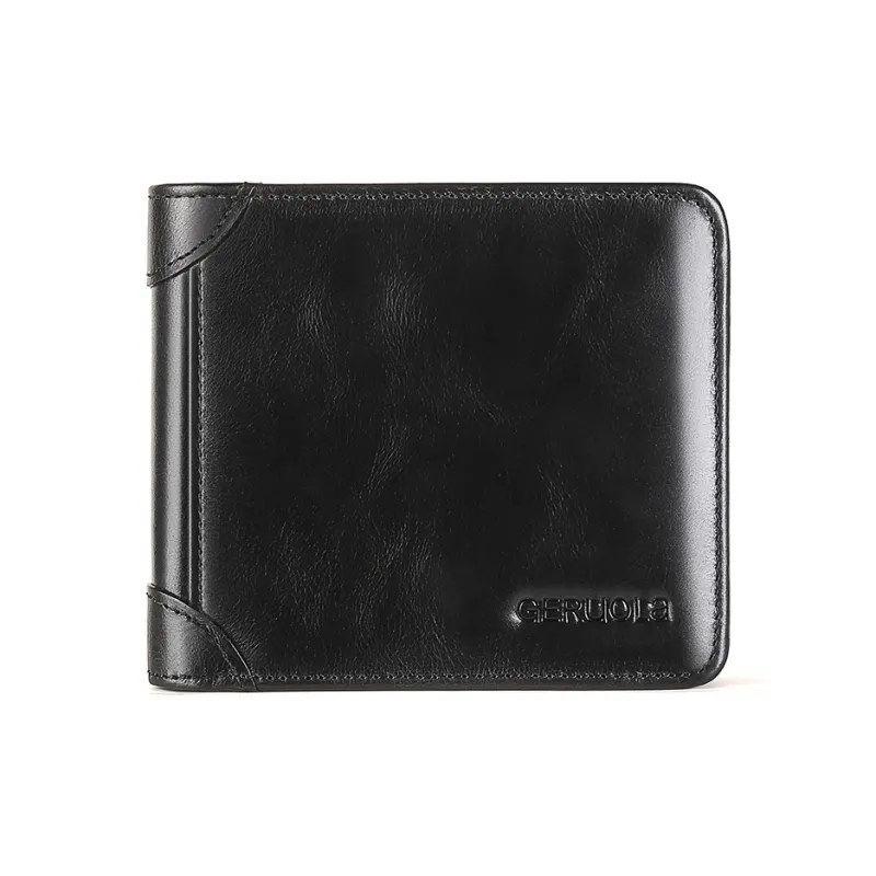 Gorora Top Grain Cow Leather Wallet Men's Multicolor-6