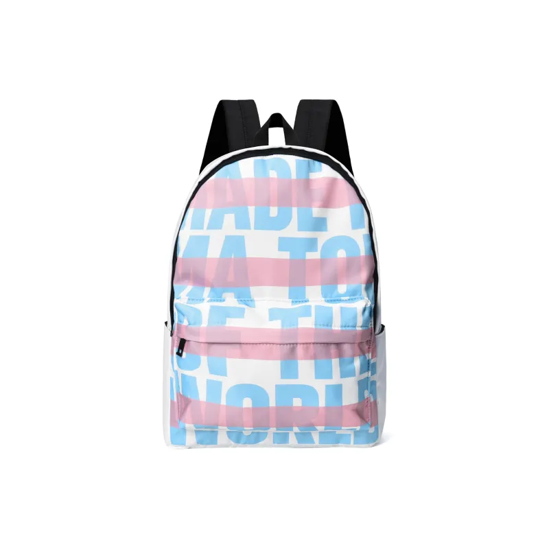Soundbyte × ONRF Collaboration Polyester Backpack Unisex Blue-0