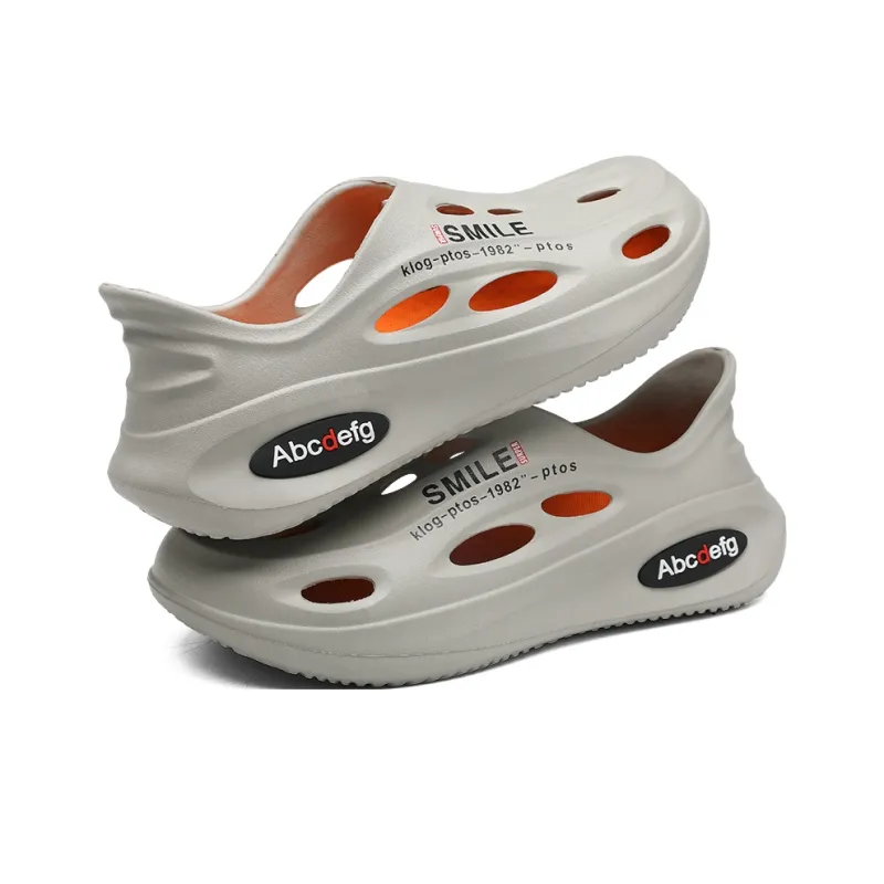 Budding Bear EVA Odor Resistant Abrasion Resistant Slip Resistant Closed Toe Slippers Men's-8