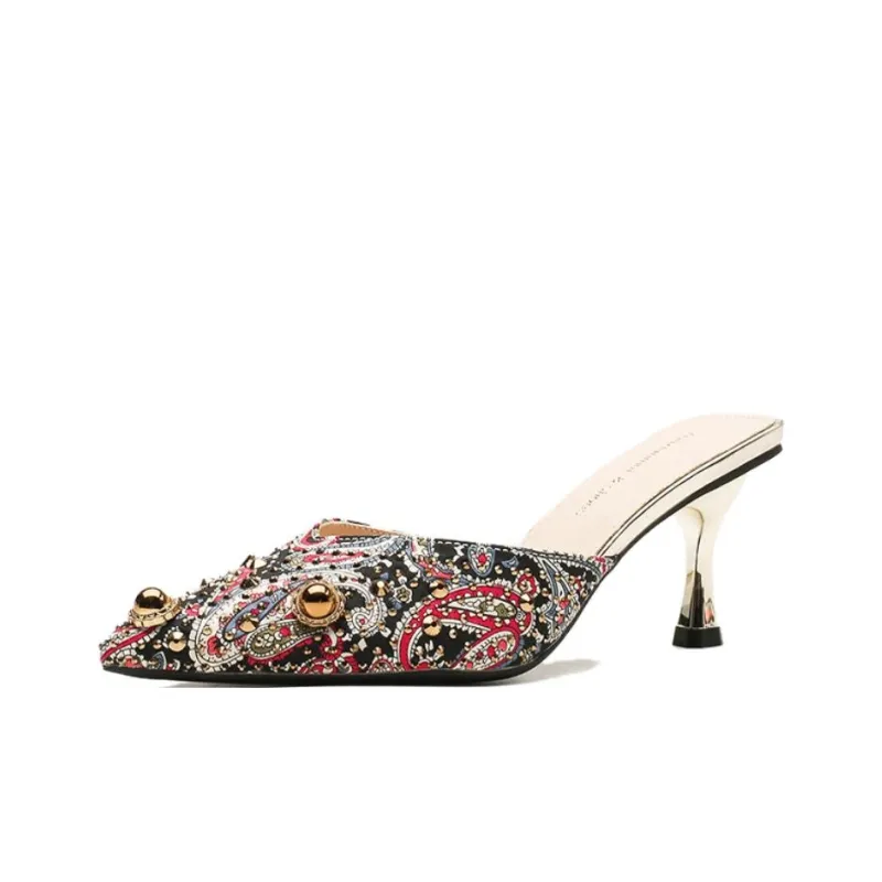 Than Than Me Slim Heel High Heels Women's-0