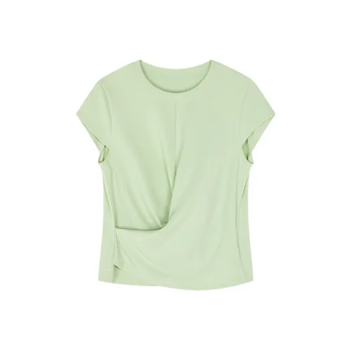 Mo Han Yi Mei T Shirt Women's Green Apple Green
