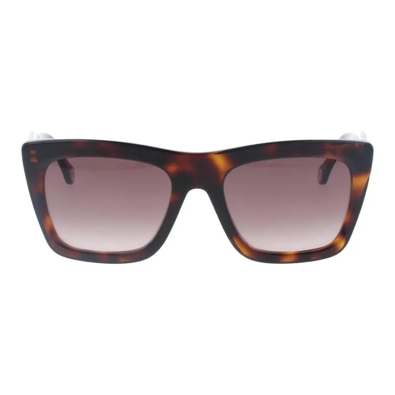 CarolinaHerrera Acetate Square Sunglasses Unisex Tortoiseshell-0