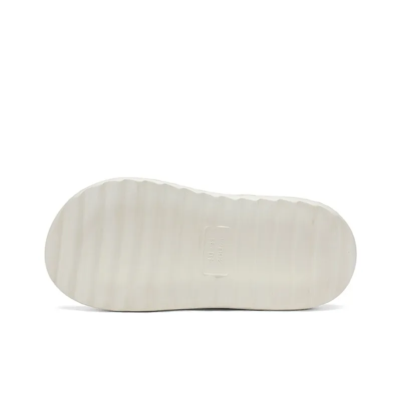 Binary EVA Cut Out Slip Resistant Abrasion Resistant Slide Slippers Men's Ecru-3