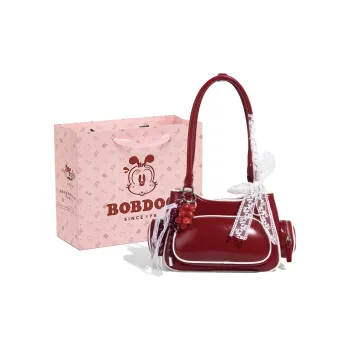 BOBDOG PU Bowling Bag, Handbag, Shoulder Bag Trumpets Women's Red/Pink